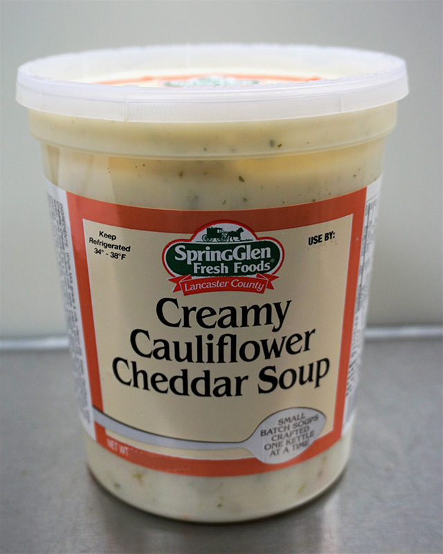 Creamy Cauliflower Cheddar Soup - Spring Glen