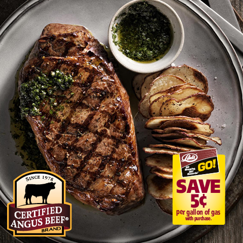 Certified Angus Beef Boneless New York Strip Steaks