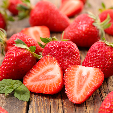 Fresh <br>Strawberries