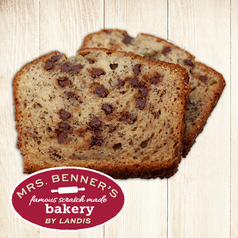 Mrs. Benner's Banana <br>Bread w/ Chocolate Chips