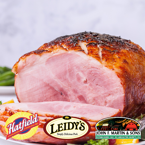 Hatfield, Leidy's or <br>John F. Martin & Sons <br>Whole Boneless Hams