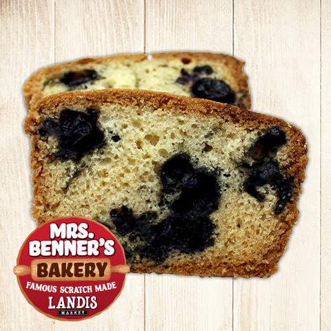 Mrs. Benner's Blueberry Loaf Cake