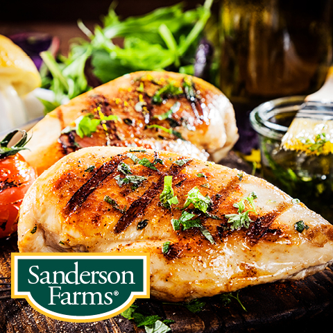 Sanderson Farms Fresh Boneless Chicken Breast
