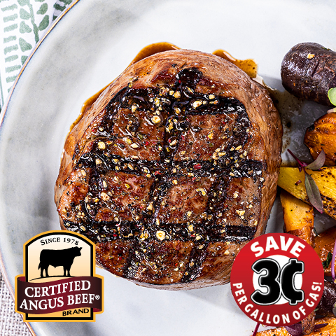 Certified Angus Beef Boneless Shoulder Tenderloin Steaks