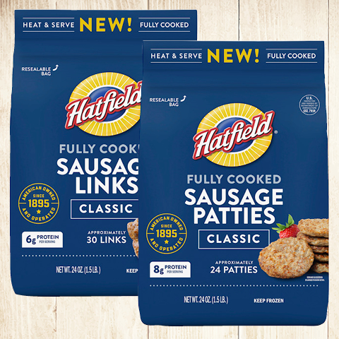 Hatfield Cooked Sausage Patties or Links