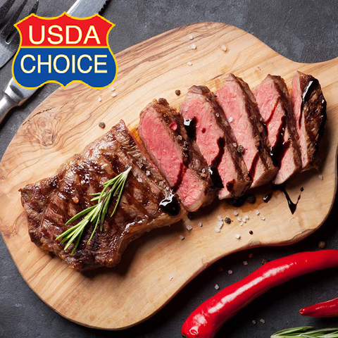 U.S.D.A Choice Boneless New York Strip Steaks