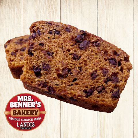 Mrs. Benner's Pumpkin Chocolate Chip Bread
