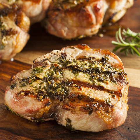 Fresh Boneless Pork Sirloin Chops or Country Style Ribs