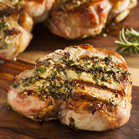 Fresh Boneless Pork Sirloin Chops or Country Style Ribs