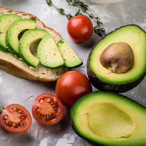 Red Ripe Plum Tomatoes or Hass Avocadoes
