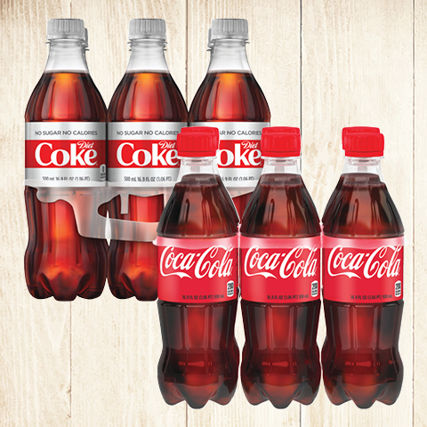 Coca-Cola 6 Pack Bottles