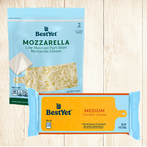 Best Yet Shredded or Chunk Cheese