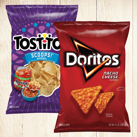 Tostitos or Doritos Chips