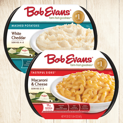 Bob Evans Mashed Potatoes or Mac & Cheese