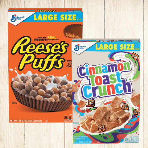 General Mills Large Size Cereal
